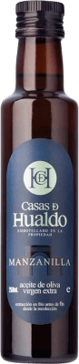 免费送货 | 盒装12个 橄榄油 Casas de Hualdo Vidrio D.O. Montes de Toledo 卡斯蒂利亚 - 拉曼恰 西班牙 Manzanilla 小瓶 25 cl