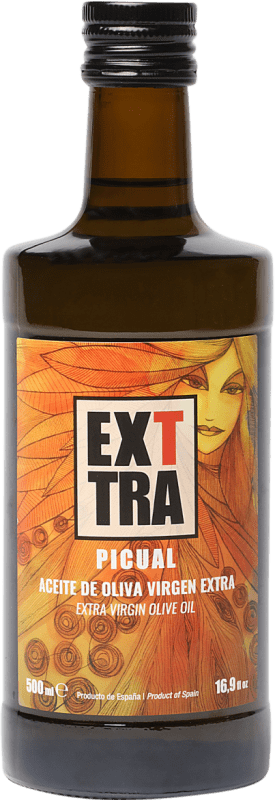 Free Shipping | Olive Oil Exttra Original Vidrio Andalusia Spain Picual Medium Bottle 50 cl