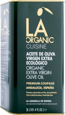 Huile d'Olive La Amarilla de Ronda LA Organic Cuisine Canette Spéciale 3 L