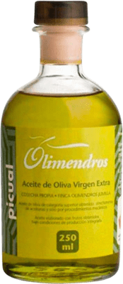 64,95 € | 12 units box Olive Oil Olimendros Vidrio Region of Murcia Spain Picual Small Bottle 25 cl