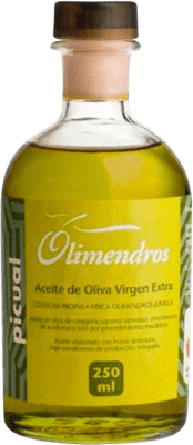 Huile d'Olive Boîte de 12 unités Olimendros Picual HOVE Vierge Extra Petite Bouteille 25 cl Verre