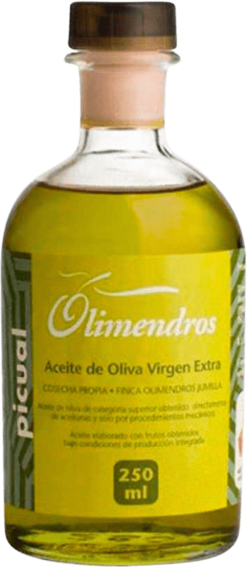 52,95 € | Caja de 12 unidades Aceite de Oliva Olimendros AOVE Virgen Extra Región de Murcia España Picual Botellín 25 cl Vidrio