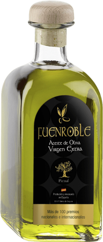 Envoi gratuit | Huile d'Olive Potosí 10 Fuenroble Frasca Vidrio D.O. Sierra de Segura Andalousie Espagne Picual Bouteille Medium 50 cl