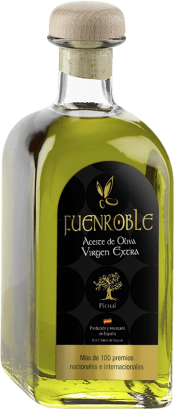 Spedizione Gratuita | Olio d'Oliva Potosí 10 Fuenroble Frasca — Fiasca, EVO Extra Vergine D.O. Sierra de Segura Andalusia Spagna Picual Bottiglia Medium 50 cl Vetro