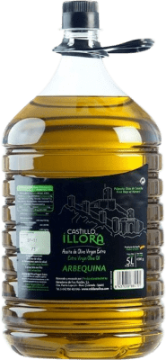 Olio d'Oliva Roldán 1895 Castillo de Íllora PET Arbequina Poniente de Granada Caraffa 5 L