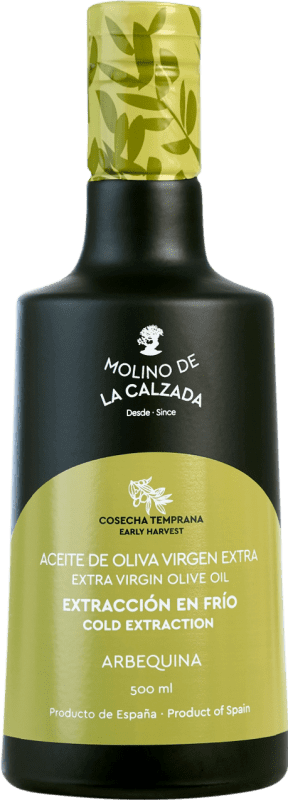 18,95 € Envío gratis | Aceite de Oliva Roldán 1895 Molino de la Calzada Bell Vidrio Botella Medium 50 cl