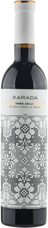 12,95 € Free Shipping | Sweet wine Masroig Mistela Negra Xarada D.O. Montsant Medium Bottle 50 cl