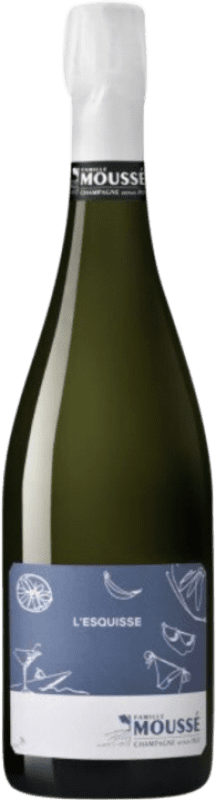 85,95 € | 白起泡酒 Cédric Moussé L'Esquisse A.O.C. Champagne 香槟酒 法国 Pinot Black, Pinot Meunier 瓶子 Magnum 1,5 L