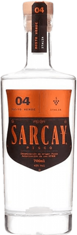 Envio grátis | Aguardente Pisco Sarcay 04 Mosto Verde Peru 70 cl