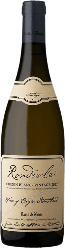 88,95 € Envio grátis | Vinho branco David & Nadia Rondevlei W.O. Swartland