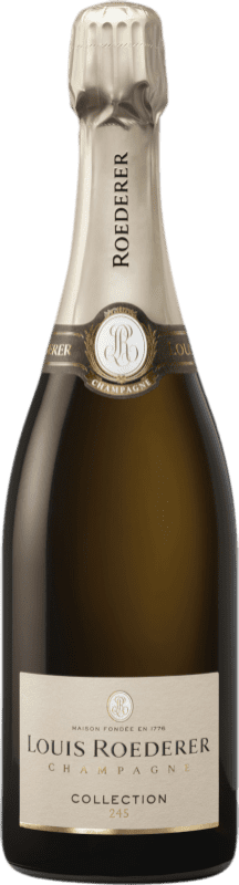 Бесплатная доставка | Белое игристое Louis Roederer Collection 245 брют A.O.C. Champagne шампанское Франция Pinot Black, Chardonnay, Pinot Meunier 75 cl