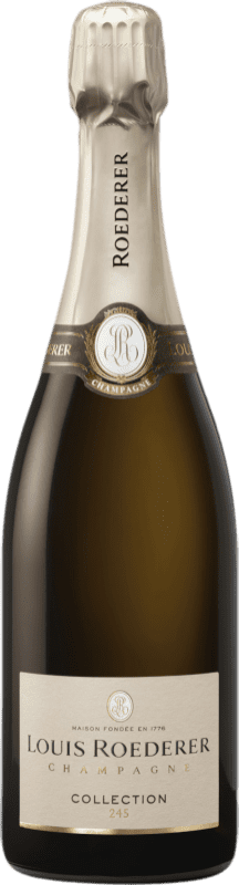 66,95 € | 白スパークリングワイン Louis Roederer Collection 245 Brut A.O.C. Champagne シャンパン フランス Pinot Black, Chardonnay, Pinot Meunier 75 cl