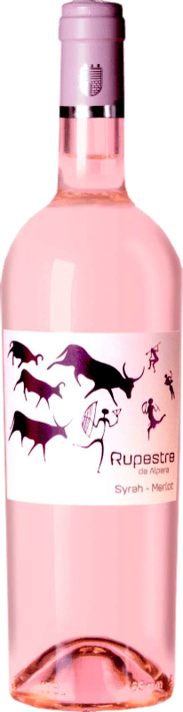 6,95 € | ロゼワイン Santa Cruz de Alpera Rupestre Rosado D.O. Almansa スペイン Merlot, Syrah 75 cl