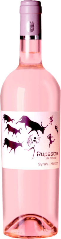 6,95 € | Vinho Rosé Santa Cruz de Alpera Rupestre D.O. Almansa Espanha Merlot, Syrah 75 cl