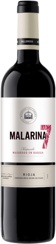 6,95 € | Красное вино Vallobera Malarina 7 D.O.Ca. Rioja Ла-Риоха Испания Tempranillo — Темпранильо 75 cl