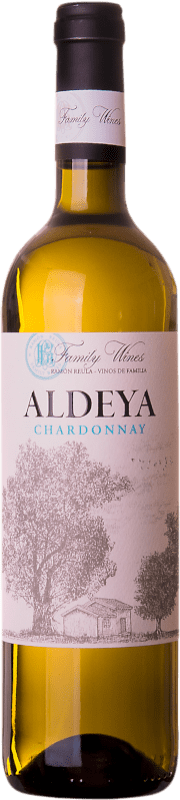 Бесплатная доставка | Белое вино Pago de Aylés Aldeya D.O. Cariñena Испания Chardonnay 75 cl