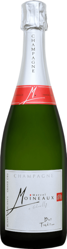 Envío gratis | Espumoso Blanco Marcel Moineaux Brut Traditional — Tradicional A.O.C. Champagne Champagne Francia Chardonnay 75 cl