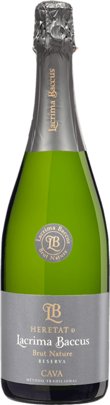 8,95 € | Espumante Branco Lavernoya Lacrima Baccus Heretat Brut Nature — Bruto Natural D.O. Cava Espanha Macabeo, Xarel·lo, Parellada 75 cl