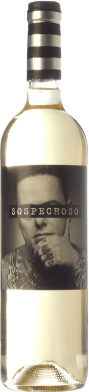 9,95 € Бесплатная доставка | Белое вино Uvas Felices Sospechoso Blanco I.G.P. Vino de la Tierra de Castilla
