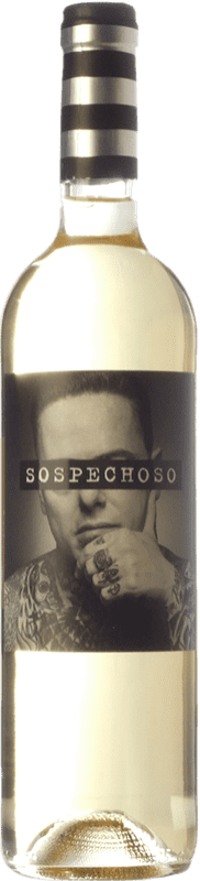 11,95 € | 白酒 Uvas Felices Sospechoso Blanco I.G.P. Vino de la Tierra de Castilla 西班牙 Macabeo, Airén, Verdejo 75 cl