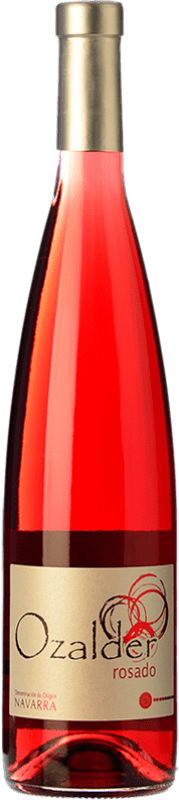 Envoi gratuit | Vin rose Ozalder Rosado Jeune D.O. Navarra Navarre Espagne Tempranillo 75 cl