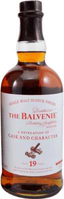 Single Malt Whisky Balvenie A Revelation of Cask and Character 19 Ans 70 cl