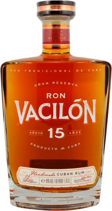 Spedizione Gratuita | Rum Vacilón Añejo — Invecchiato, Gran Riserva Cuba 15 Anni 70 cl