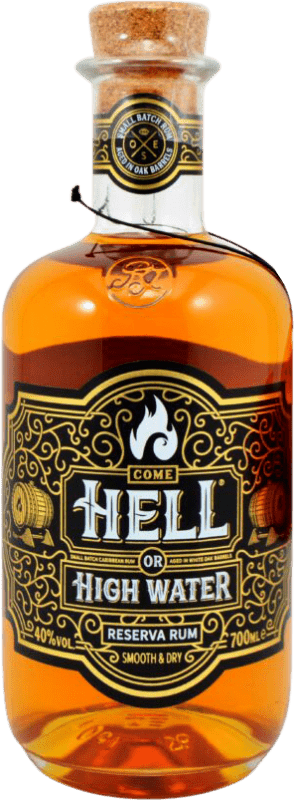 Free Shipping | Rum Ron de Jeremy Hell or High Water Reserve — Aged Netherlands 70 cl