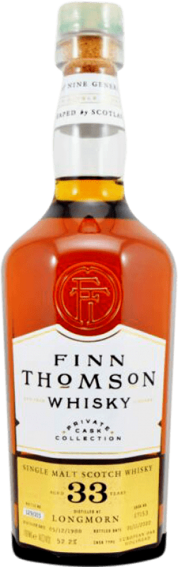 723,95 € Kostenloser Versand | Single Malt Whisky Finn Thomson At Longmorn 33 Jahre