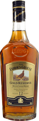 Whisky Blended Glenturret The Famous Grouse 1990's 12 Anos Exemplar de colecionador Não Próprio para Consumo