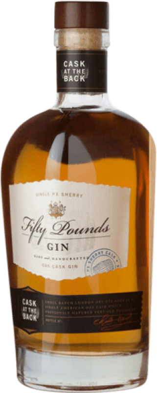 Envio grátis | Gin Marussia Fifty Pounds Gin Cask at the Back Reino Unido 70 cl