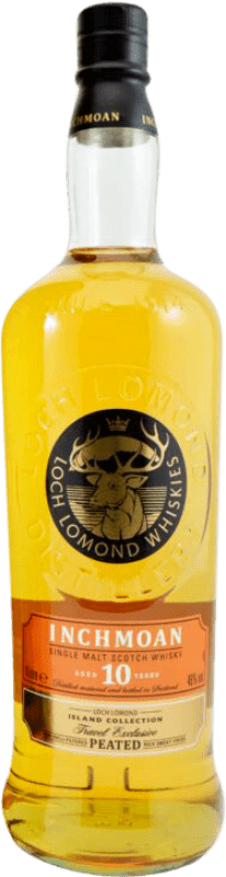 38,95 € Envio grátis | Whisky Single Malt Loch Lomond Inchmoan Peated — Afumado 10 Anos