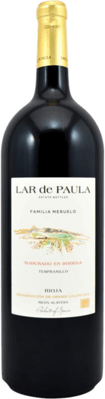 22,95 € Kostenloser Versand | Rotwein Lar de Paula Madurado Jung D.O.Ca. Rioja Magnumflasche 1,5 L