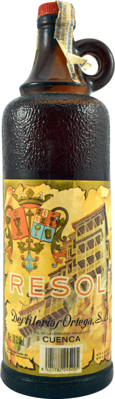Envoi gratuit | Liqueurs Ortega Resolí 1990's Espagne 1 L Objet de Collection Non Destinée à la Consommation