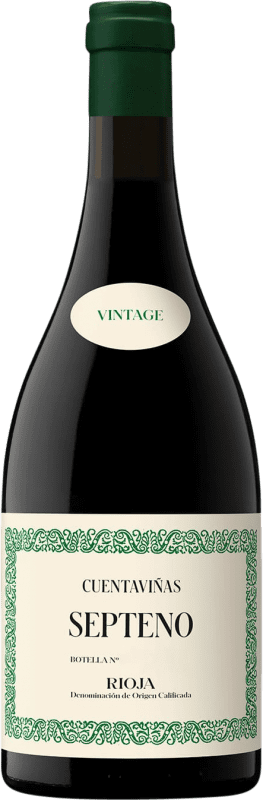 96,95 € Envoi gratuit | Vin Rouge Cuentaviñas Septeno Jeune D.O.Ca. Rioja