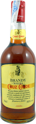 Brandy Conhaque Cruz Conde 1902 Brandy Solera 1990's Espécime de Colecionador