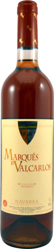 6,95 € | Rosé wine Valcarlos Marqués de Valcarlos Rosado 2008 Collector's Specimen D.O. Navarra Spain Tempranillo, Merlot 75 cl