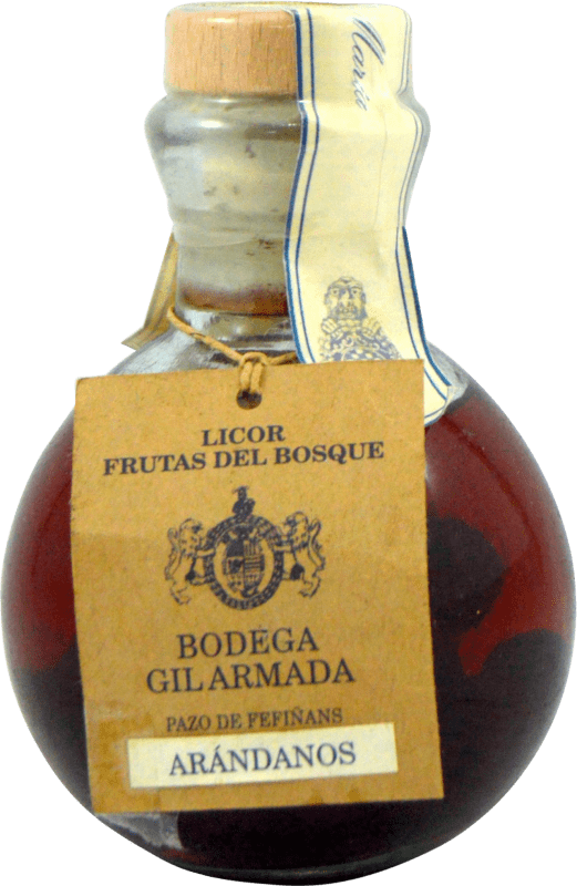 Envío gratis | Licores Gil Armada. Frutas del Bosque Arándanos Ejemplar Coleccionista España Botellín Miniatura 10 cl