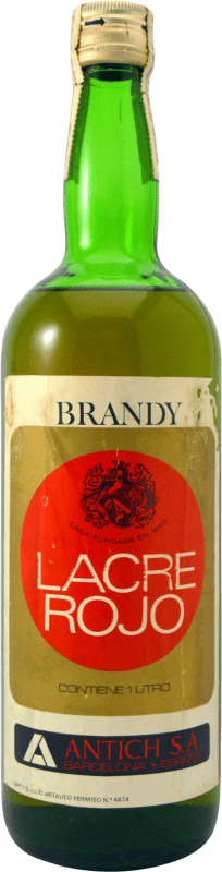 Envío gratis | Brandy Antich Lacre Rojo 1970's España 1 L Ejemplar Coleccionista – No Apto para Consumo