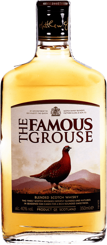 11,95 € Kostenloser Versand | Blended Whisky Glenturret Famous Grouse Kleiner Flachmann 35 cl