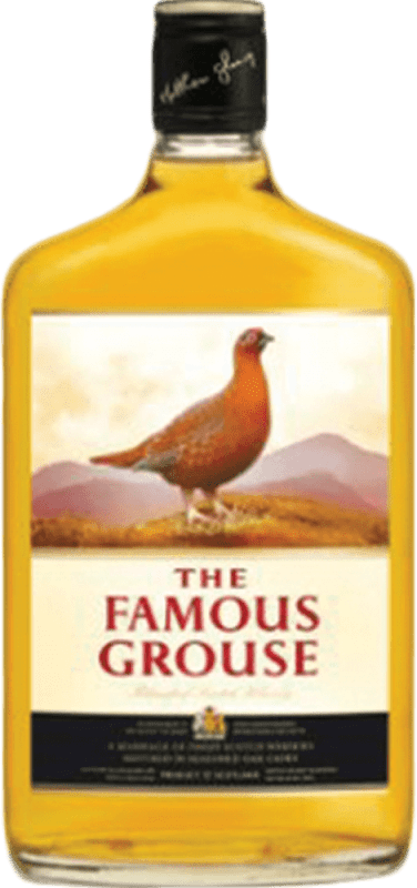 10,95 € Free Shipping | Whisky Blended Glenturret Famous Grouse Petaca Pequeña 20 cl