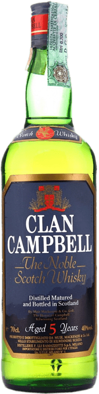 11,95 € | Blended Whisky Clan Campbell Ecosse Royaume-Uni 5 Ans 70 cl