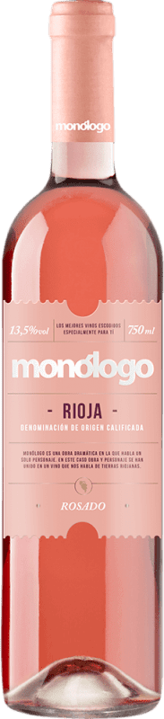 7,95 € | Vin Rosé Monólogo Laguardia D.O. Navarra Navarre Espagne Garnacha — Grenache 75 cl