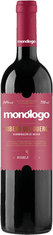 Free Shipping | Red wine Monólogo Laguardia Tinto Oak D.O. Ribera del Duero Spain Tempranillo 75 cl