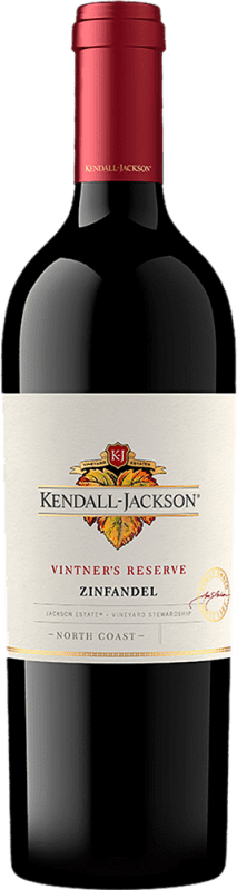 Бесплатная доставка | Красное вино Kendall-Jackson Vintner's Reserve Резерв I.G. California Калифорния Соединенные Штаты Zinfandel 75 cl