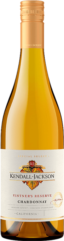 Envío gratis | Vino blanco Kendall-Jackson Vintner's Reserve Reserva I.G. California California Estados Unidos Chardonnay 75 cl
