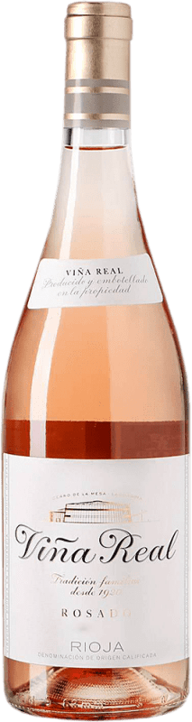 57,95 € | Rosé-Wein Viña Real Rosado Pálido D.O.Ca. Rioja La Rioja Spanien Jeroboam-Doppelmagnum Flasche 3 L