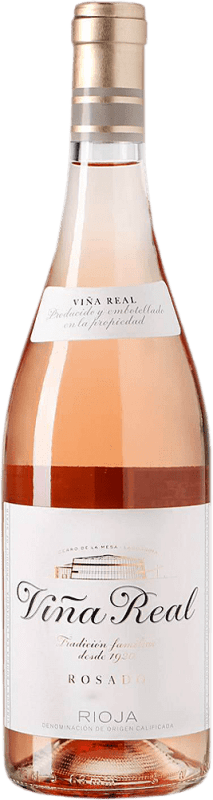 57,95 € Free Shipping | Rosé wine Viña Real Rosado Pálido D.O.Ca. Rioja Jéroboam Bottle-Double Magnum 3 L