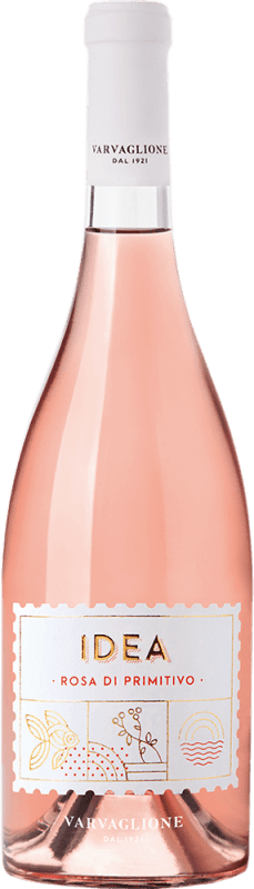17,95 € Бесплатная доставка | Розовое вино Varvaglione Idea Rosa Rosé — Розе I.G.T. Primitivo