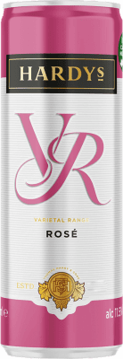 28,95 € | 12 Einheiten Box Rosé-Wein Hardys Rosado I.G. Southern Australia Südaustralien Australien Alu-Dose 25 cl